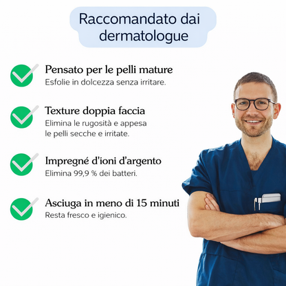 Asciugamano da doccia esfoliante Nuricia